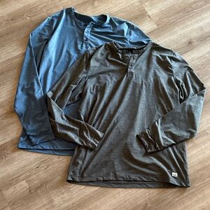 Lot of (2) Vuori Henleys